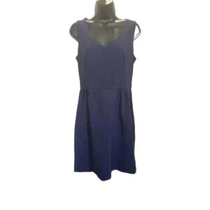 BODEN Navy Sarah Ponte Sleeveless Dress - size 8